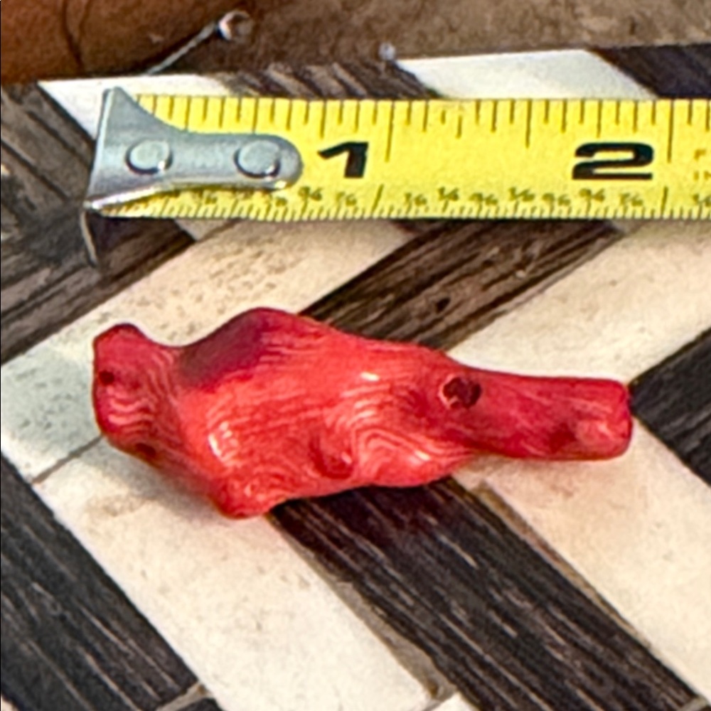 Coral piece for jewelry project